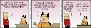 Working from Home Dilbert
